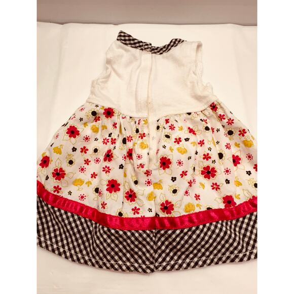 American Girl Bitty Baby Doll Dress Floral Print Rare 18" Doll Dress Only - Picture 3 of 5